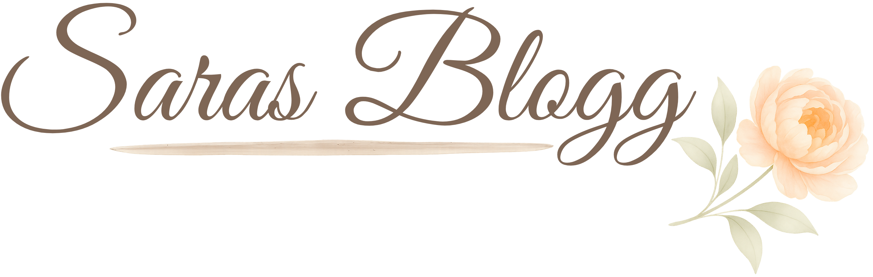 SarasBlogg textlogga